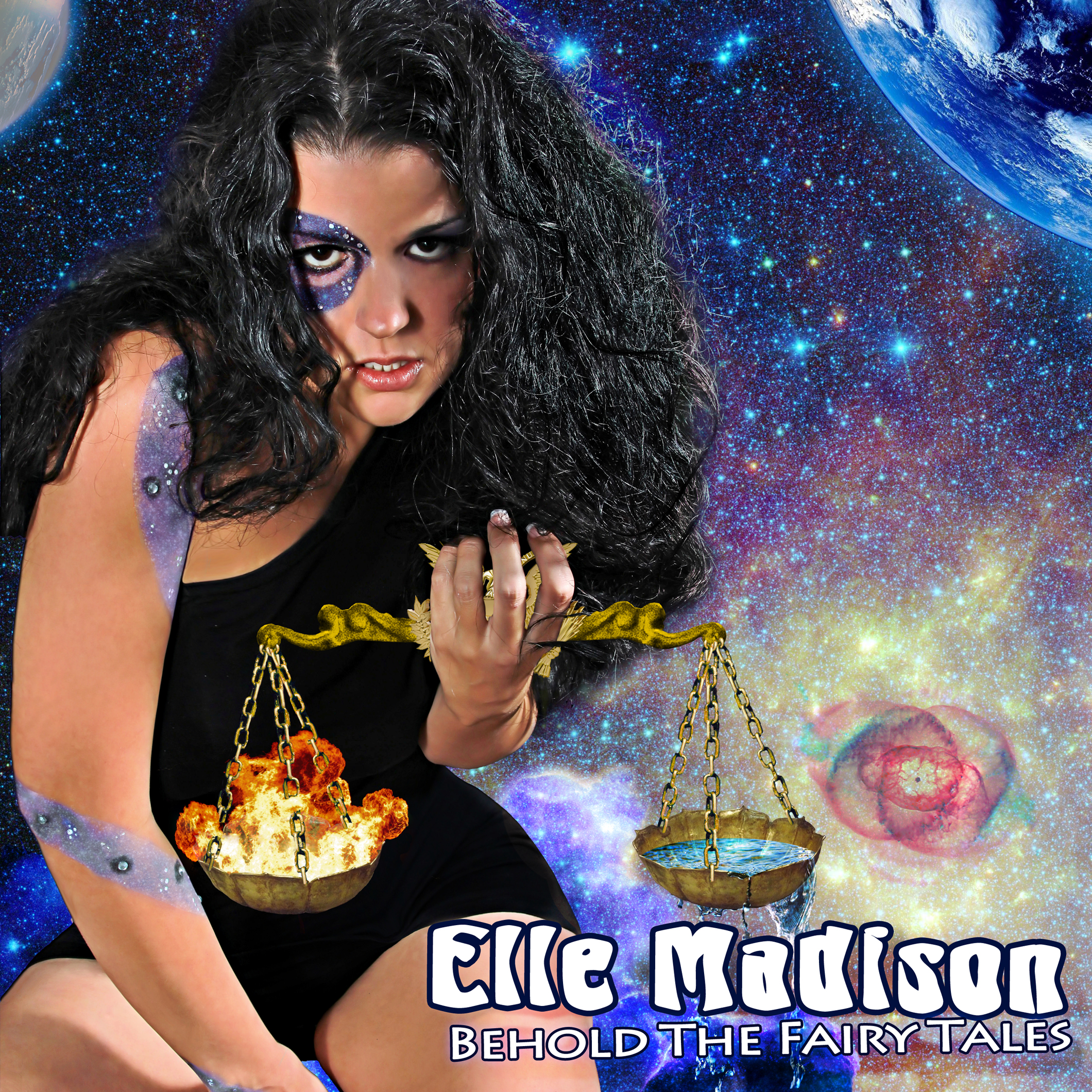 Elle Madison - Behold The Fairytales
Keywords: Behold the fairy tales;hater lemonade;Ellie Madison;discography;galaxy;astrology graphic;libra scale